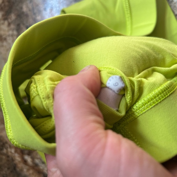 Lime Green Women's Sports Bra - Energy - Picture 3 of 3